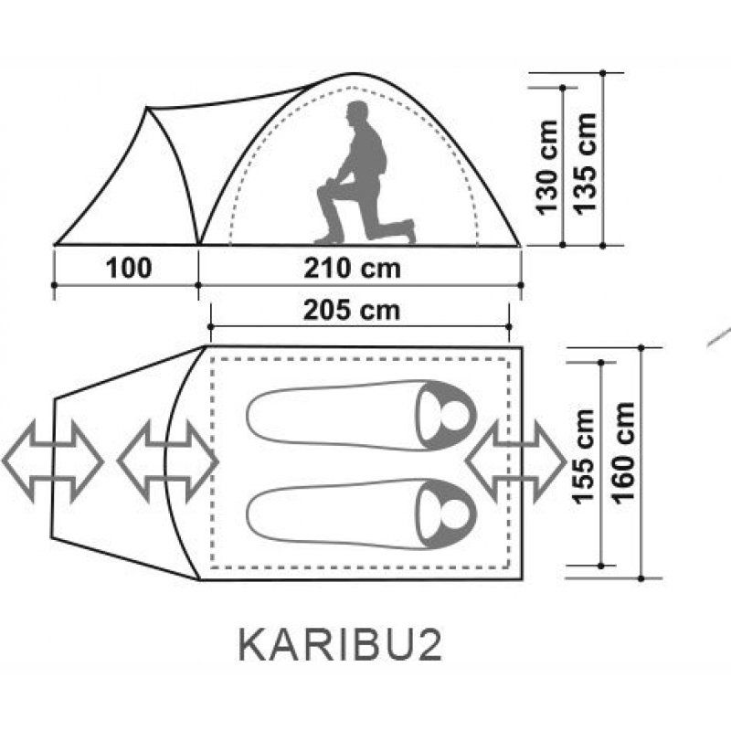 Палатка Canadian Camper Karibu 2 royal