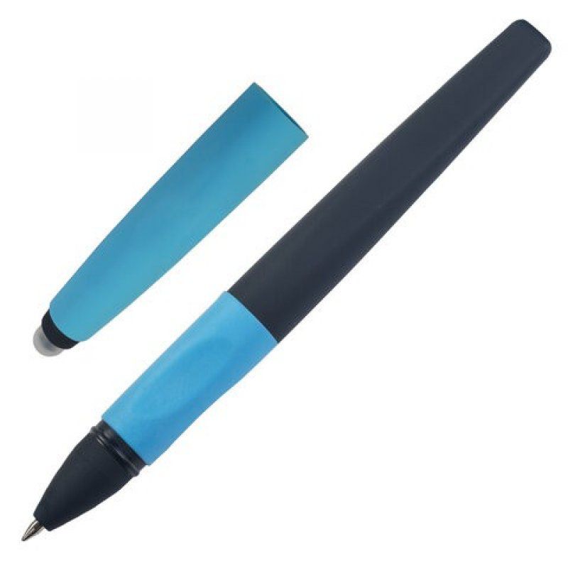 Ручка стираемая гелевая Brauberg 0,5 мм синяя + 3 сменных стержня 143663