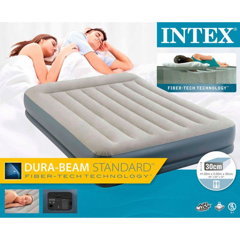 Надувная кровать Intex 64118 с насосом 220V