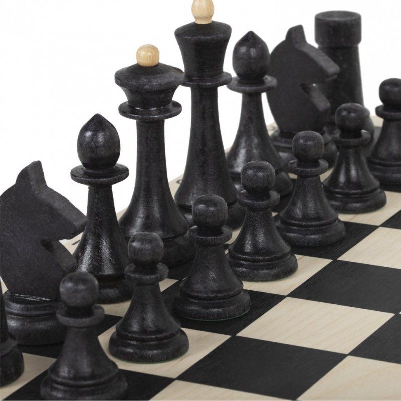 Шахматы турнирные деревянные большая доска 40х40 см ЗОЛОТАЯ СКАЗКА 664670 (1)