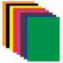 Цветная бумага офсетная самоклящаяся Brauberg А4, 8 листов 8 цветов, 80 г/м2, 129287