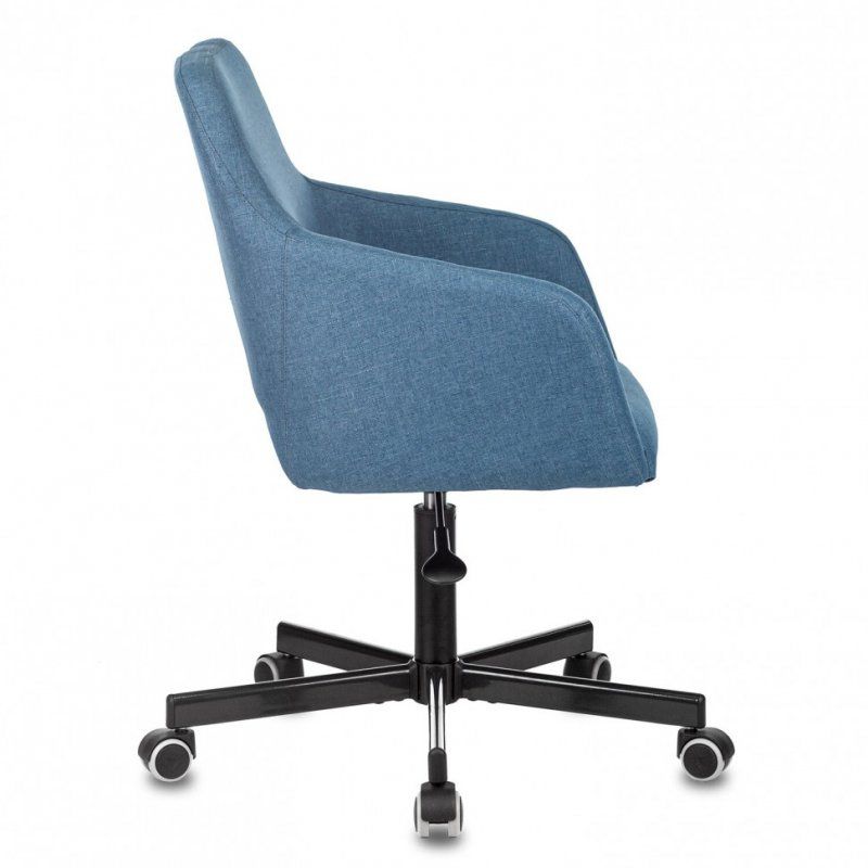 Кресло CH-380M пятилучие металлическое ткань серо-голубое 1430562 532646 (1)