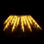 Уличная светодиодная гирлянда (теплый свет) Vegas Сосульки 40 LED, 10 штук, 2х0,3 м, 24V 55036