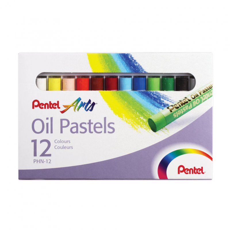 Пастель масляная художественная Pentel Oil Pastels 12 цветов