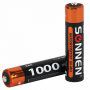 Батарейки аккумуляторные Ni-Mh мизинчиковые к-т 6 шт AAA HR03 1000 mAh SONNEN 455611 (1)