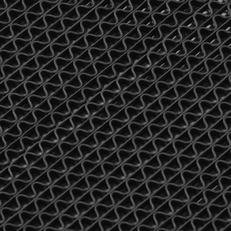 Противоскользящий коврик ПВХ Vortex Zig-Zag 8 мм 0,9х10 м черный 22161