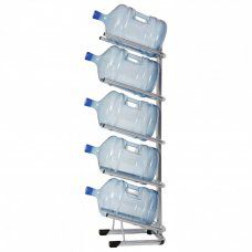 Стеллаж для хранения воды HOT FROST для 5 бутылей металл серебристый 251000502 451886 (1)
