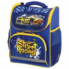 Ранец для мальчиков Пифагор Basic Street Racing 14 л 228808