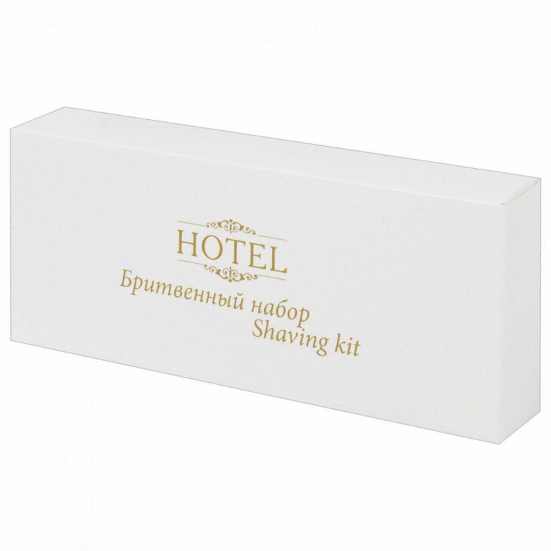 Бритвенный набор к-т 200 шт HOTEL крем для бритья + станок картон 2000121 608847 (1)
