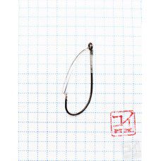 Крючок Koi Weedless Single Hook № 1 , BN, незацепляйка (10 шт.) KH5241-1BN