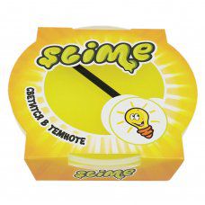 Слайм (лизун) Slime Mega, светится в темноте, желтый, 300 г S300-19