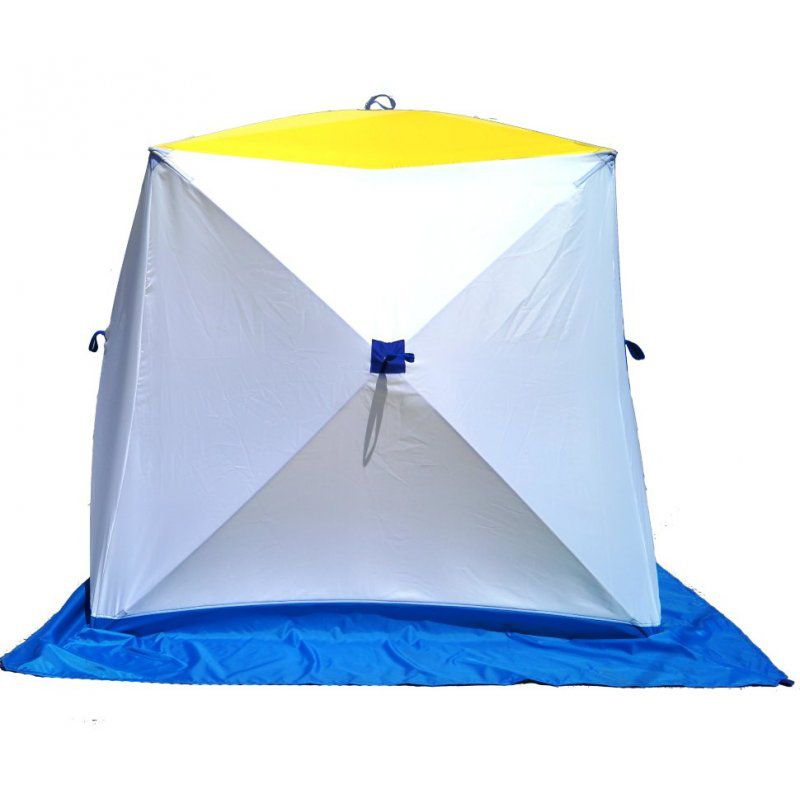 Палатка для зимней рыбалки Стэк Куб-1 двухслойная