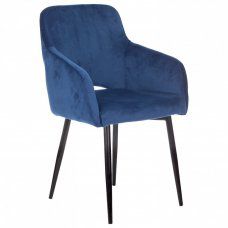 Кресло CH-380F на ножках ткань темно-синее 1611131 532655 (1)