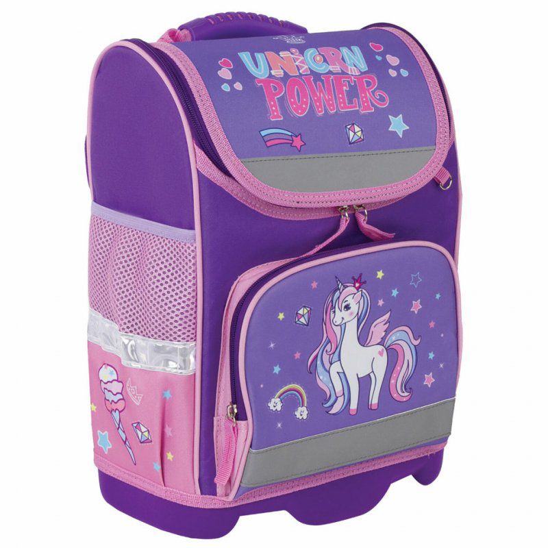 Ранец для девочек Юнландия Wise Unicorn power 16 л 228817