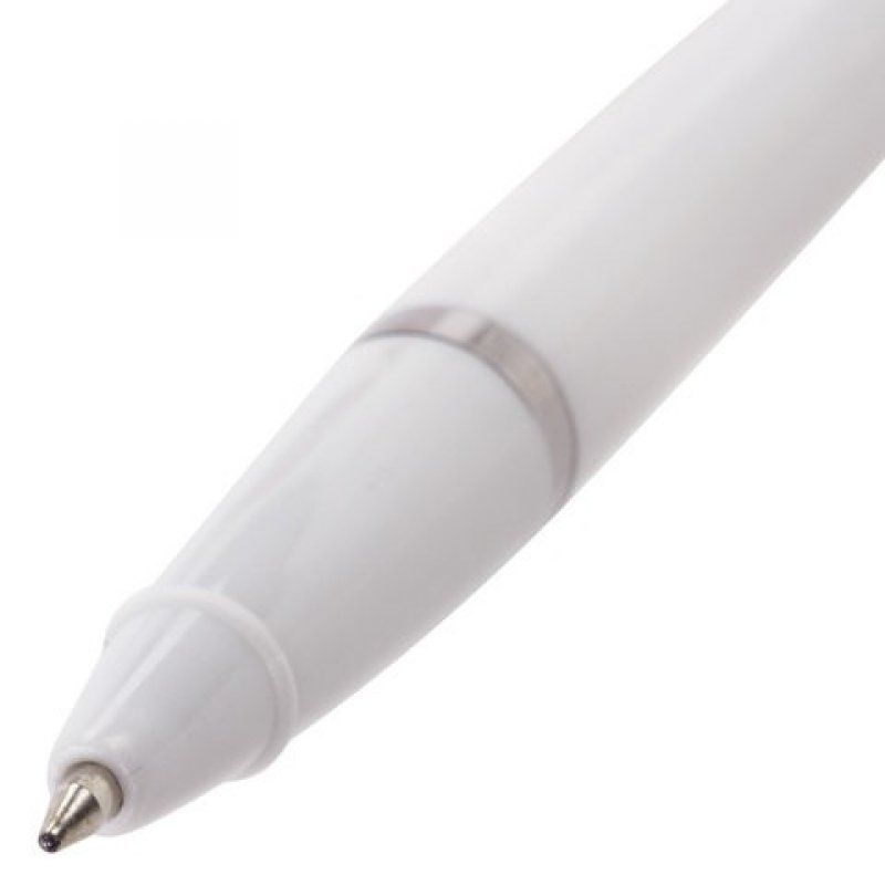Ручка настольная на цепочке Brauberg Стенд-Пен Уайт1 0,5 мм синяя 141044