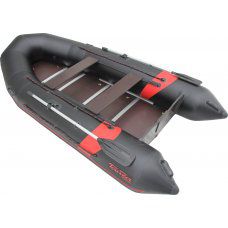 Надувная лодка Лидер Тайга Nova-340 Киль (черная/красная)