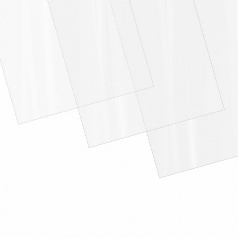 Обложки пластиковые для переплета А3 к-т 100 шт. 200 мкм прозрачные Офисмаг 531446 (1)