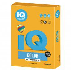 Бумага цветная для принтера IQ Color А4, 160 г/м2, 250 листов, старое золото AG10