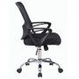 Кресло офисное Brabix Next MG-318 сетка/ткань, черное 531834
