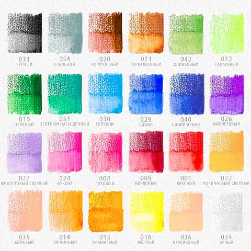 Карандаши акварельные 24 цвета 3,3 мм 181530