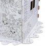 Картонный развивающий Домик-раскраска Для маленькой принцессы 130 см, BRAUBERG KIDS, 880363 (1)