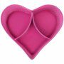 Подставка-органайзер BRAUBERG Germanium в виде сердца 3 секции розовая 231983 (1)