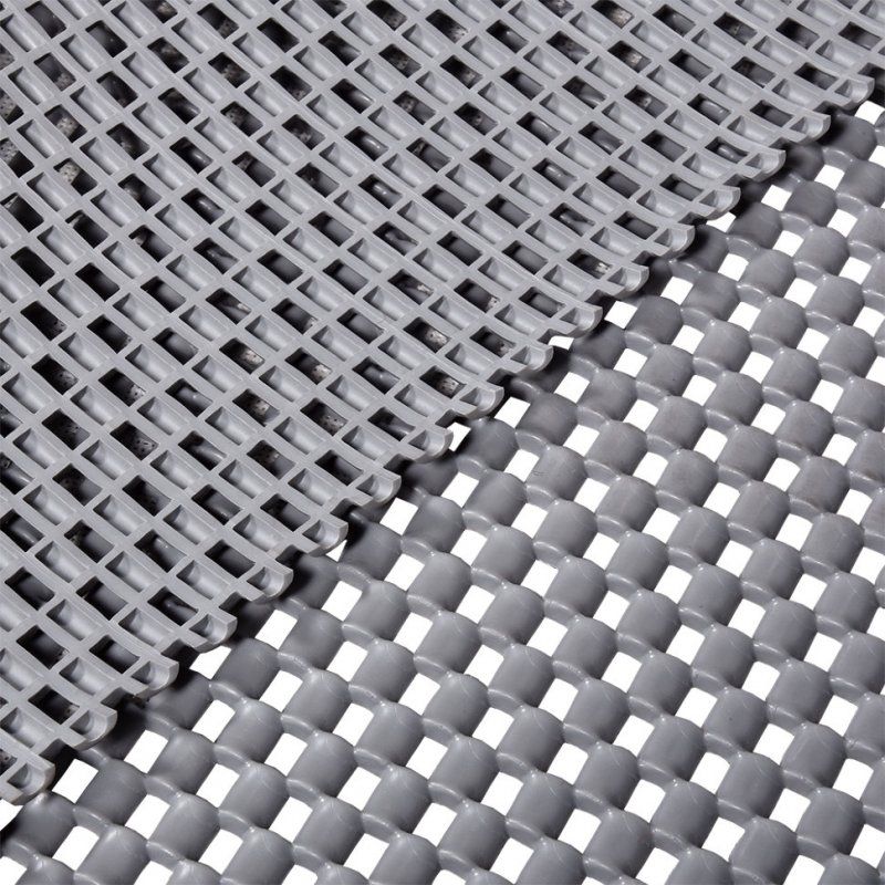Противоскользящий коврик ПВХ Vortex Шашки 4,5 мм 0,9х10 м серый 24071