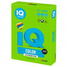 Бумага цветная для принтера IQ Color А3, 80 г/м, 500 листов, ярко-зеленая, MA42
