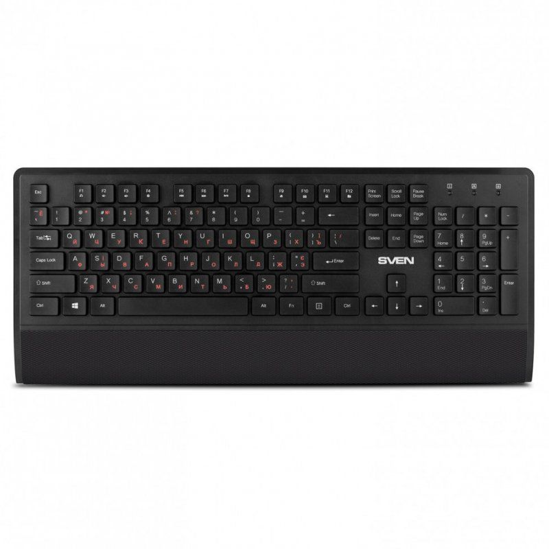 Набор беспроводной SVEN KB-C3800W клавиатура мышь 5 кнопок + 1 колесо-кнопка коврик 513835 (1)