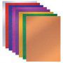 Картон цветной голографический Brauberg А4, 8 листов 8 цветов, 230 г/м2, 124755