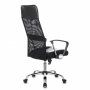 Кресло офисное CH-600SL хром ткань-сетка/кожзам черное 1380230 532681 (1)