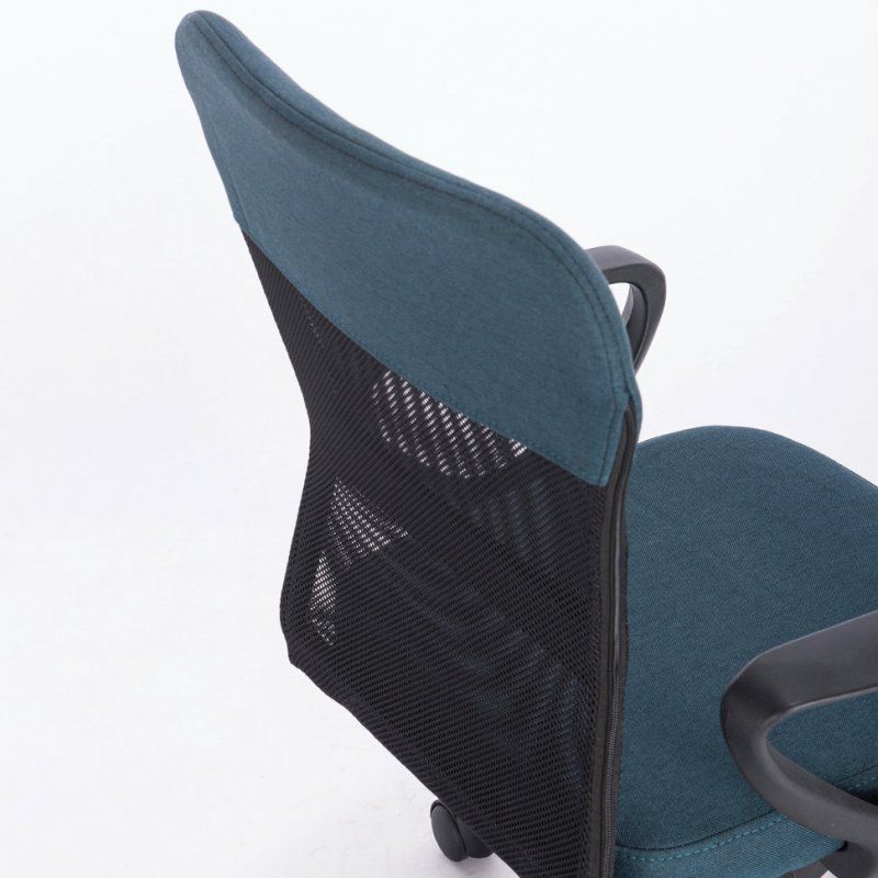 Кресло офисное компактное Brabix Jet MG-315 сетка/ткань, синее 531842