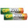 Батарейки аккумуляторные GP (АА) Ni-Mh 2500 mAh 2 шт 50AAHC2DECRC2 (454109)