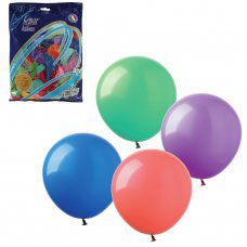 Шарики воздушные Веселая Затея 12" (30 см) 100 шт 12 пастельных цветов 1101-0006