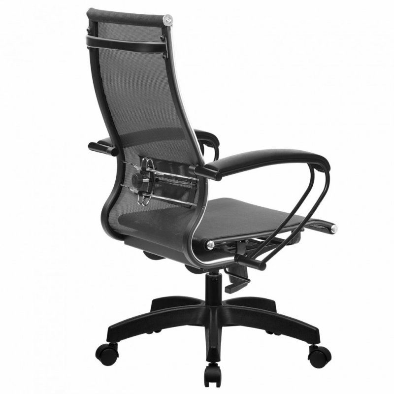 Кресло офисное Метта К-9 пластик сиденье и спинка регулируемые черное 532472 (1)