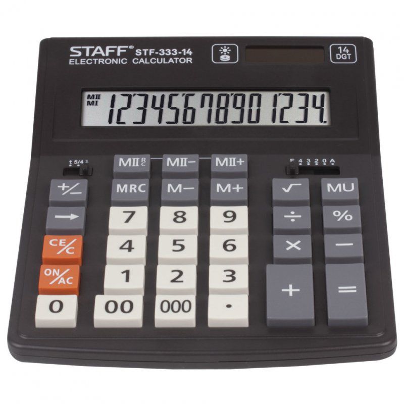 Калькулятор настольный Staff PLUS STF-333 14 разрядов 250416