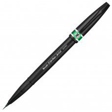 Ручка-кисть Pentel Brush Sign Pen Artist зеленая SESF30C-D