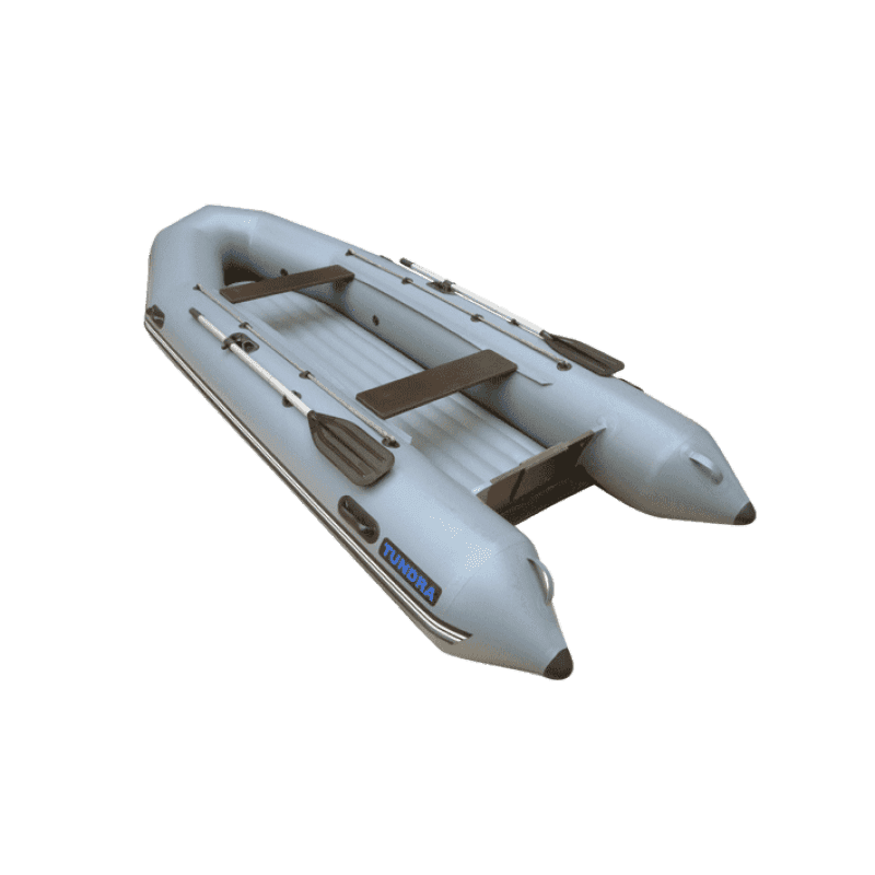 Надувная лодка Лидер Тундра-380 (серая)