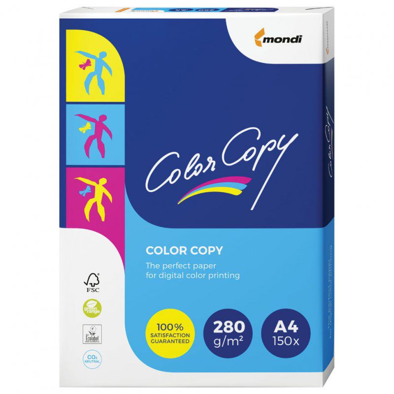 Бумага для цветной лазерной печати Color Copy А4, 280 г/м2, 150 листов