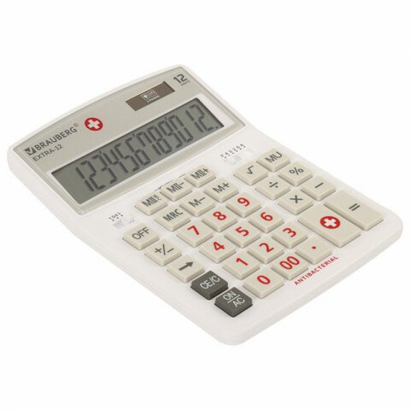 Калькулятор настольный Brauberg Extra-12-WAB 12 разрядов 250490
