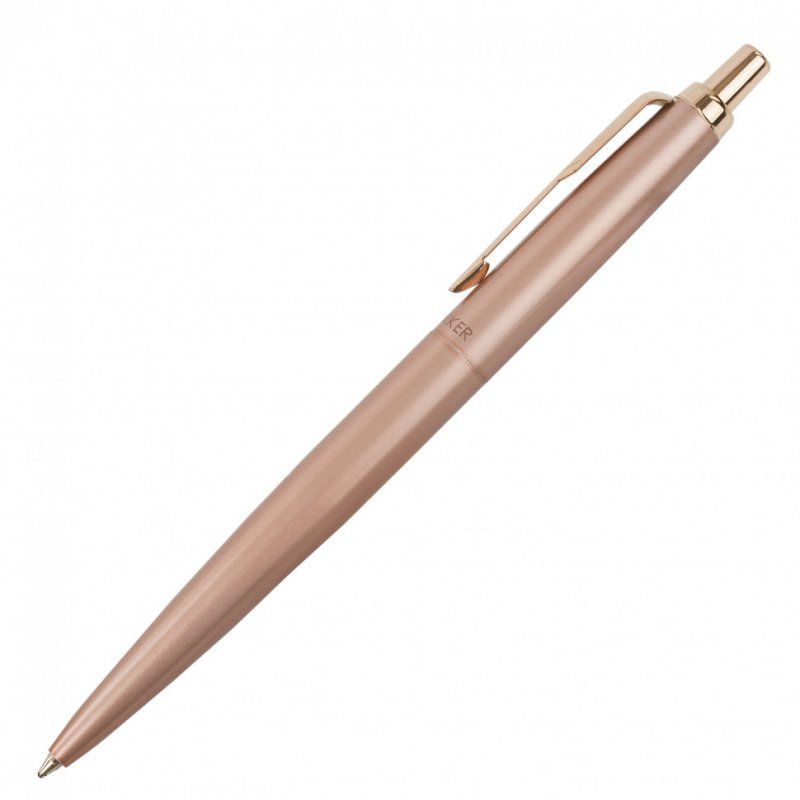Ручка шариковая Parker "Jotter XL Monochrome Pink Gold PGT" розовое золото сталь синяя 143765 (1)