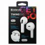 Наушники с микрофоном гарнитура DEFENDER TWINS 930 Bluetooth беспроводные белые 513853 (1)