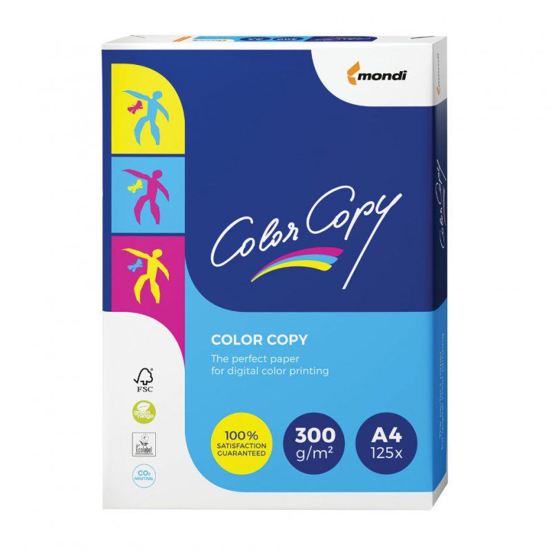 Бумага для цветной лазерной печати Color Copy А4, 300 г/м2, 125 листов