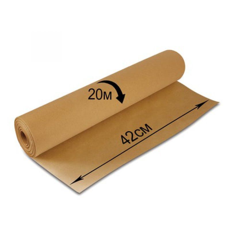 Крафт-бумага в рулоне Brauberg Марка А 420 мм x 20 м, 78 г/м2 440144
