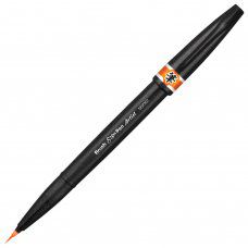 Ручка-кисть Pentel Brush Sign Pen Artist оранжевая SESF30C-F