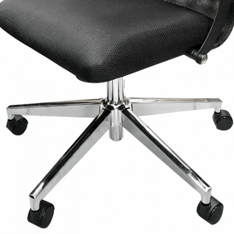 Кресло офисное Метта К-34 хром экокожа подголовник сиденье и спинка мягкие белое 532482 (1)