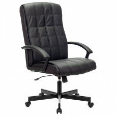Кресло офисное Brabix Quadro EX-524 экокожа, черное 532104