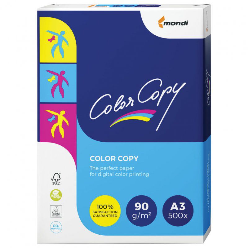 Бумага для цветной лазерной печати Color Copy А3, 90 г/м2, 500 листов