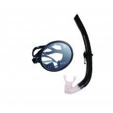 Набор маска,трубка WAVE MS-1332S66 силикон,черный