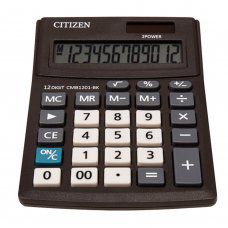 Калькулятор настольный Citizen BUSINESS LINE CMB1201BK 12 разрядов 250433